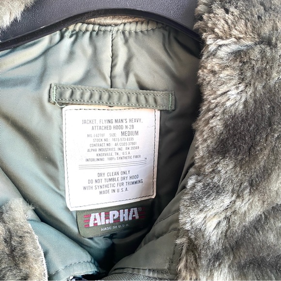 Alpha Industries N2B Bomber-EUC - Picture 10 of 12